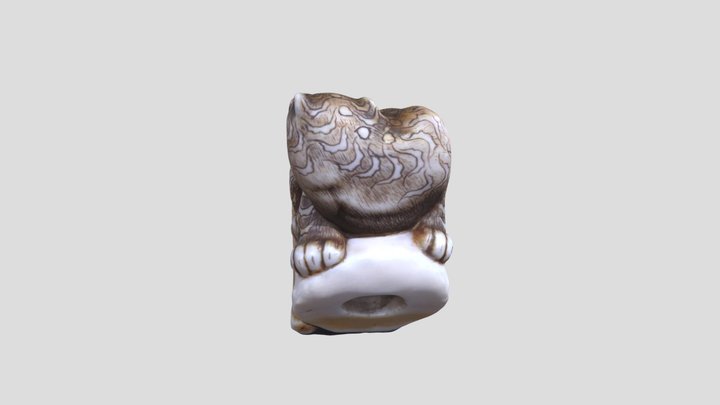 Tiger Netsuke 3D Model