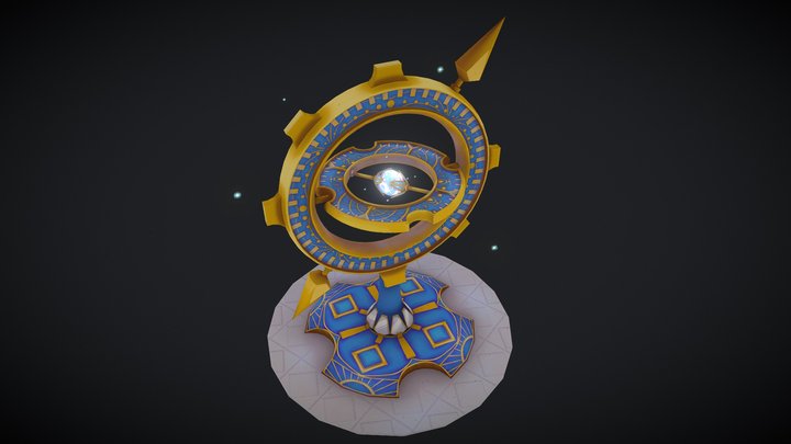 Hextech Gyroscope 3D Model