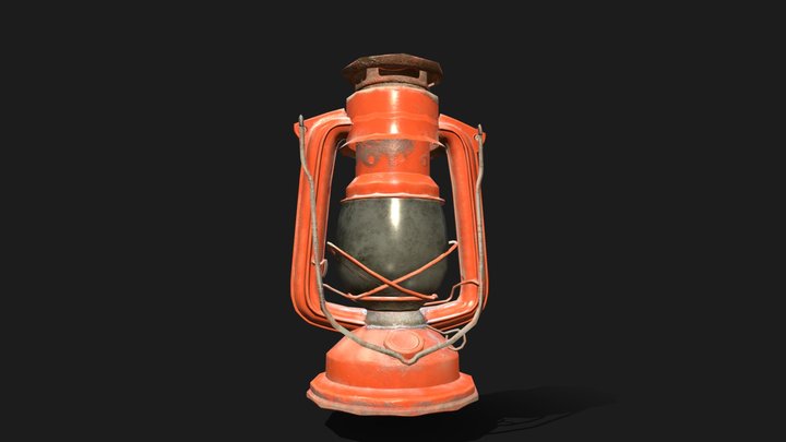 Retro Lantern 3D Model