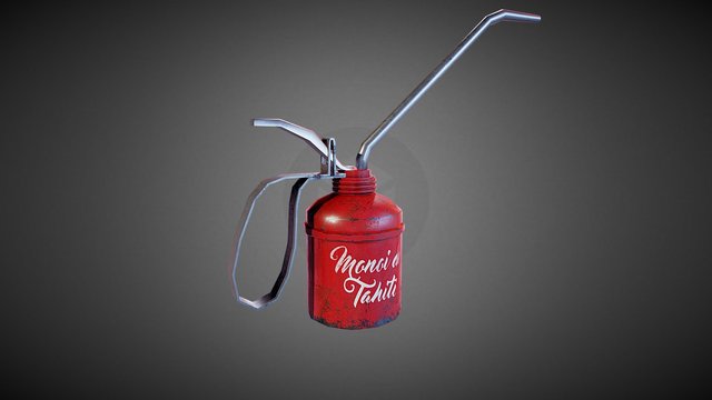 Oil Can 3D Model