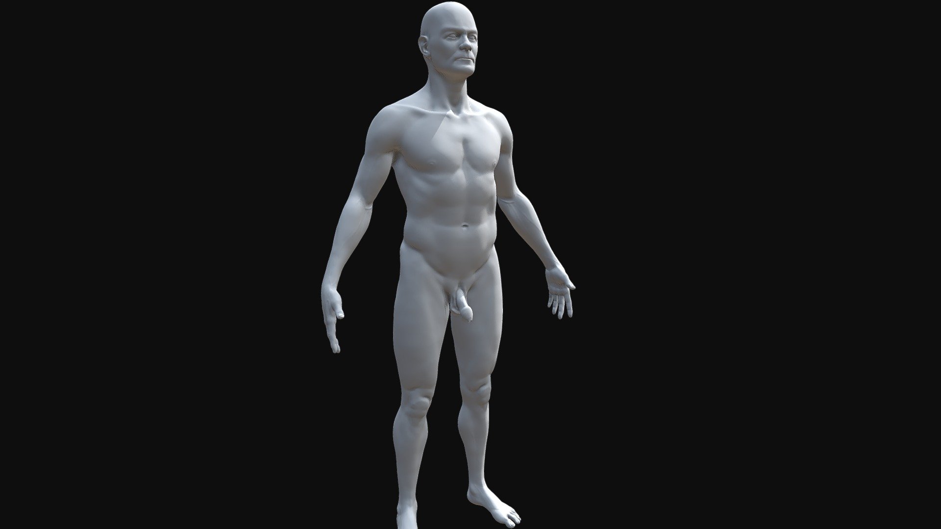 Human Male Body - Free / Downloadable - Download Free 3D Model By  Orthovasky (@Orthovasky) [E1E7145]