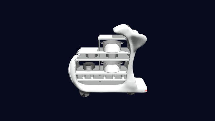 Transport module for hospitals «Medicus Adiutor» 3D Model