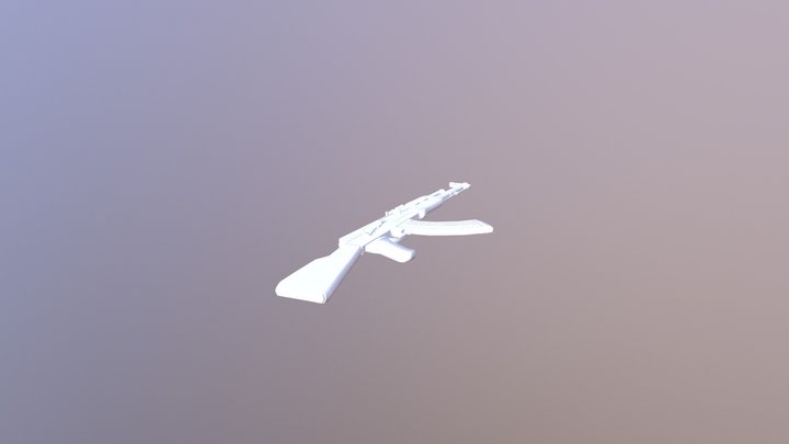 АК-47 3D Model