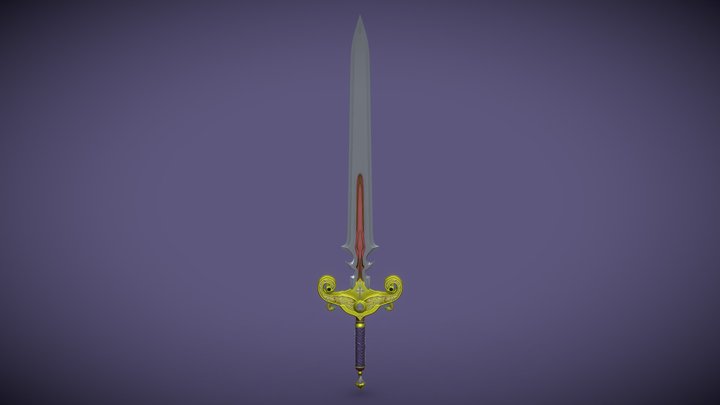 Plus Ultra Sword 3D Model