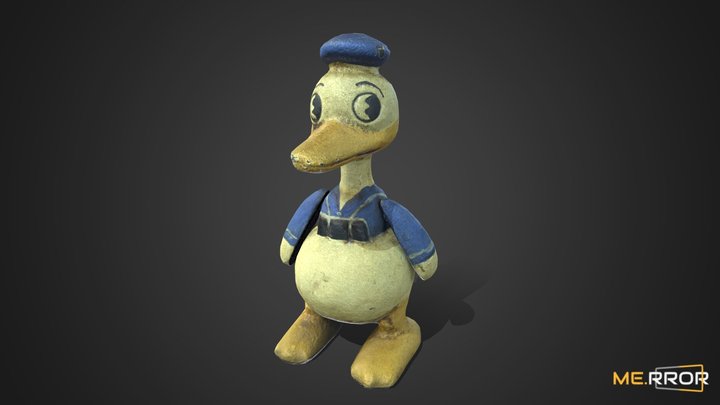 [Game-Ready] Vintage Duck Figures 3D Model