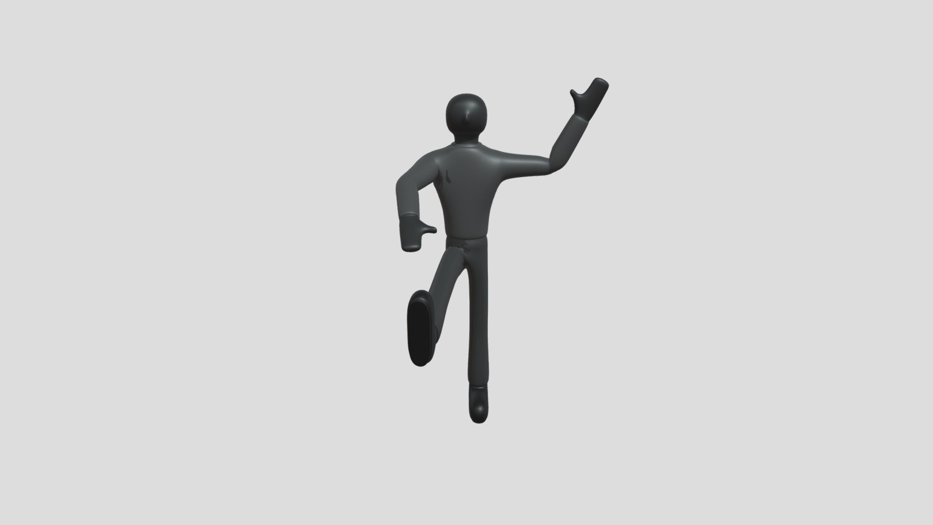 Pose Man For 3D Animation
