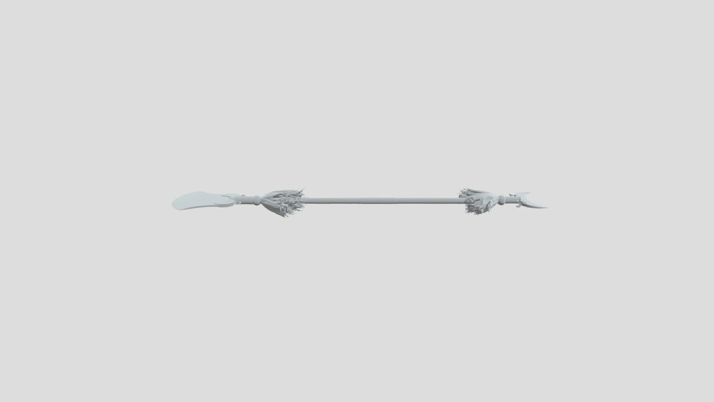 Twin Crescent Moon Staff