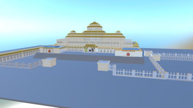 中国美术馆 3D Model
