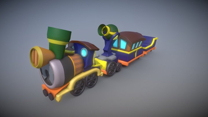 Spirit Train 3D Model