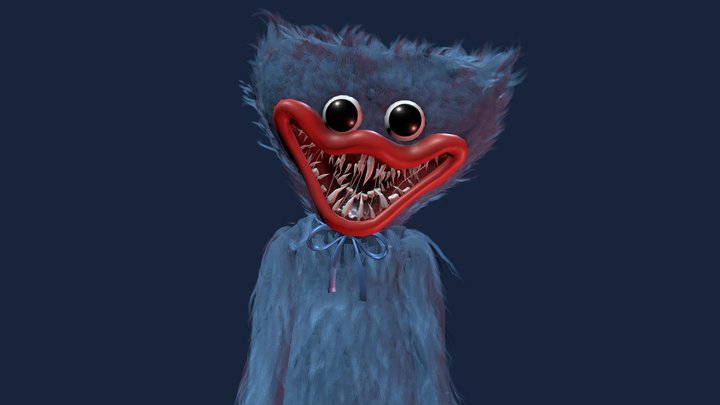 Poppy Playtime (Chapter 1) - Huggy Wuggy – Free 3D Model STL