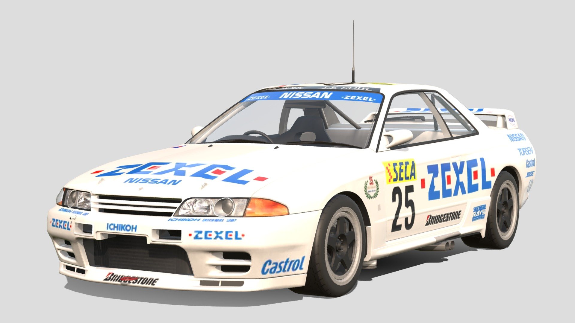 1991 Nissan Skyline GT-R Group A - Download Free 3D model by