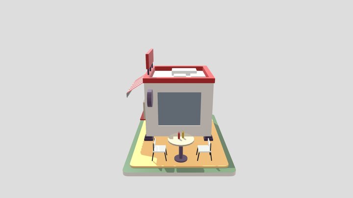 RESTAURANTE 3D Model