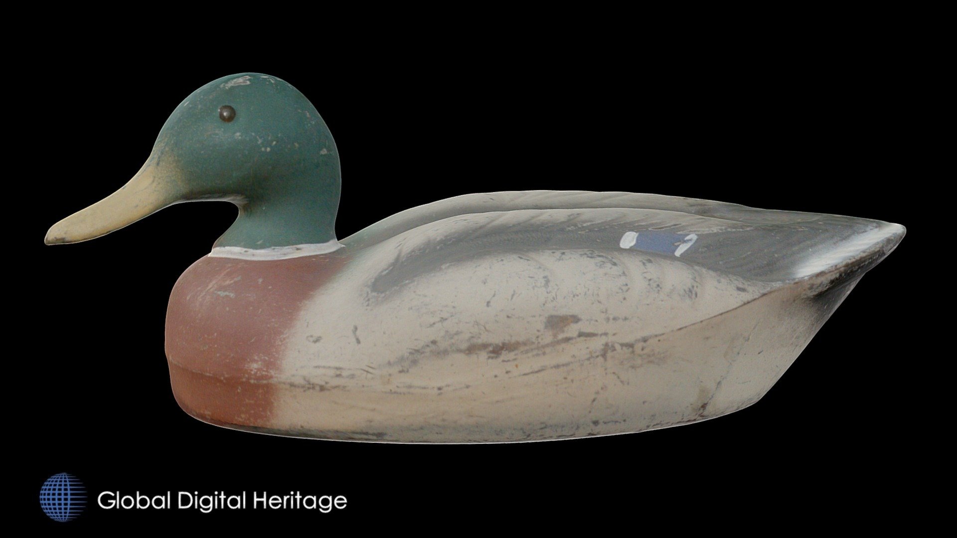 Vintage Herter's Mallard Drake Decoy