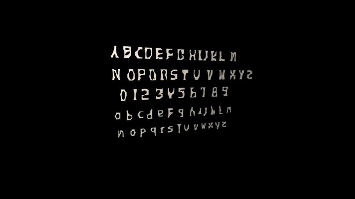 CLUBHIGH_Font_LowPoly