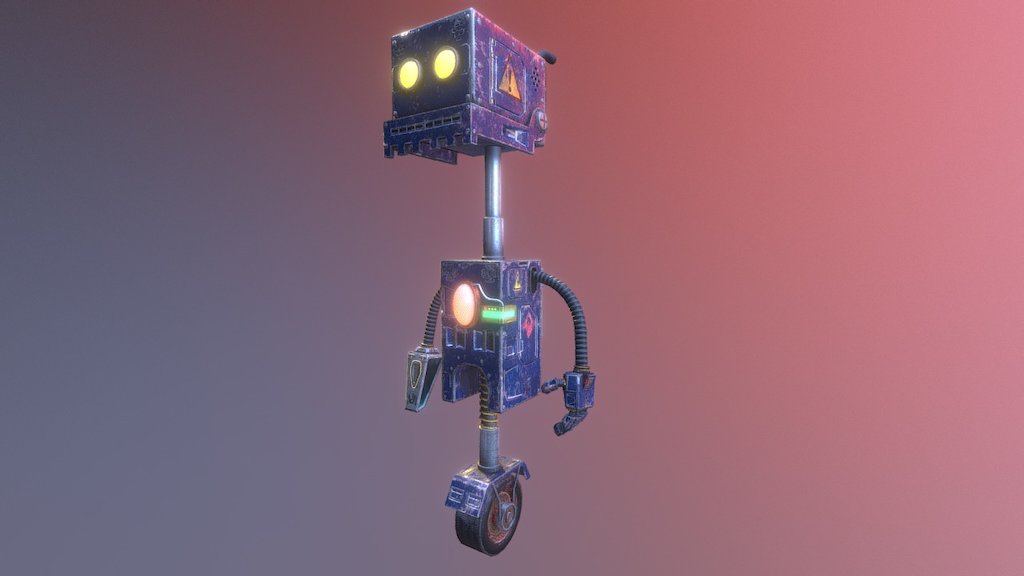 Cleaning Robot 3D model by LTjr [e1f1085] Sketchfab