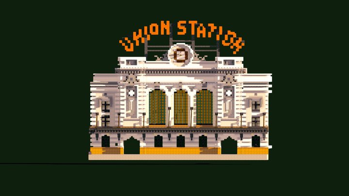 Denver Union Station 3D Model