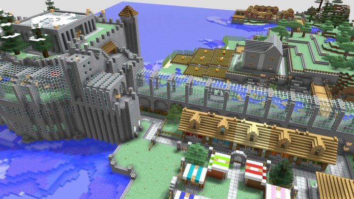 My Stronghold Landscape 3D Model