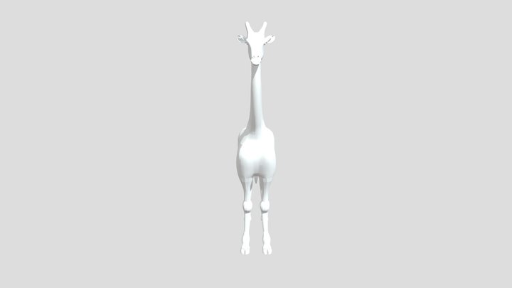 FINAL_ Giraffe_ Model 3D Model