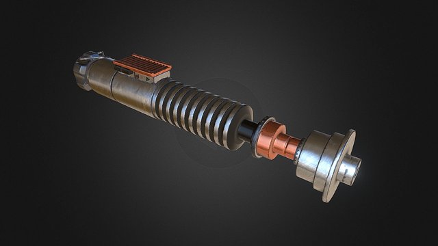 Star Wars: Luke's Lightsaber 3D Model