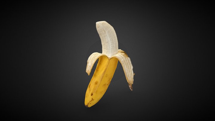 Banana Open 3D scan 3D Model