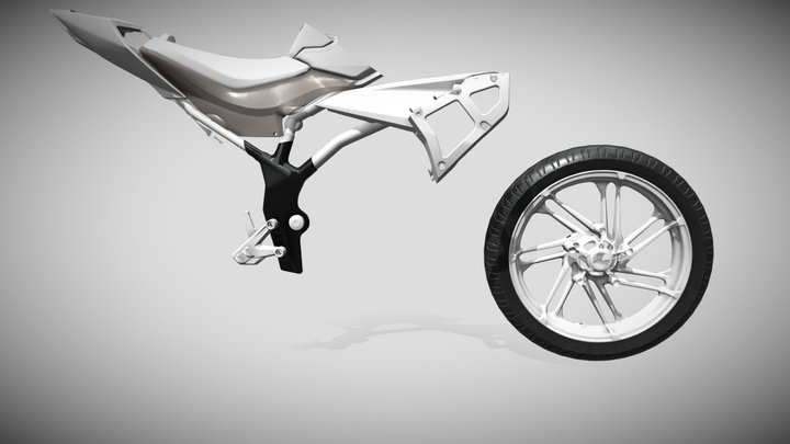 Bike parts 3D Model