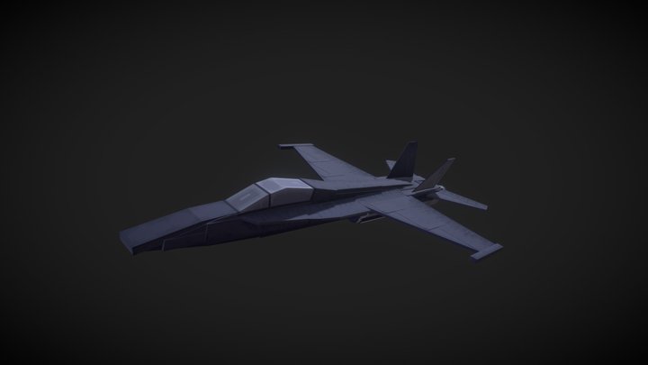 FA18_Hornet 3D Model
