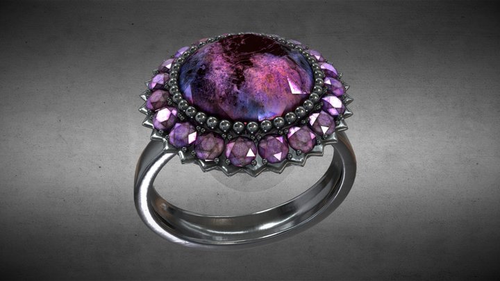 Silver Ring 3D Model