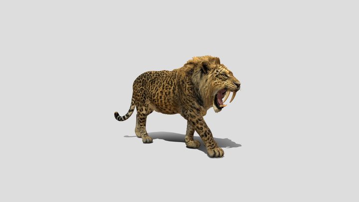 Saber-Tooth Roar 3d model free – Modello 3D gratuito STL