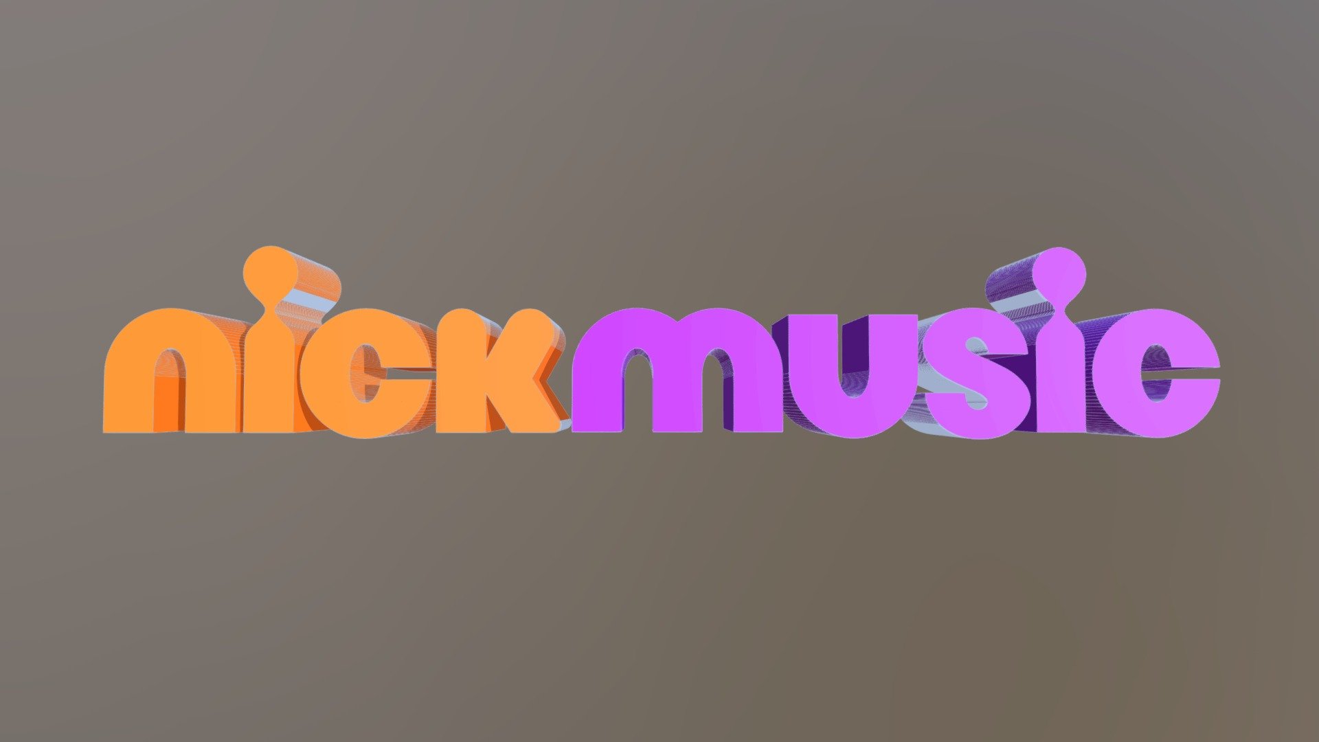 Nickmusic logo (2020-2024) - Download Free 3D model by Bienvenido el ...