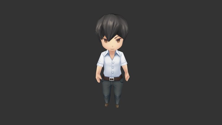 Character 004 3D Model