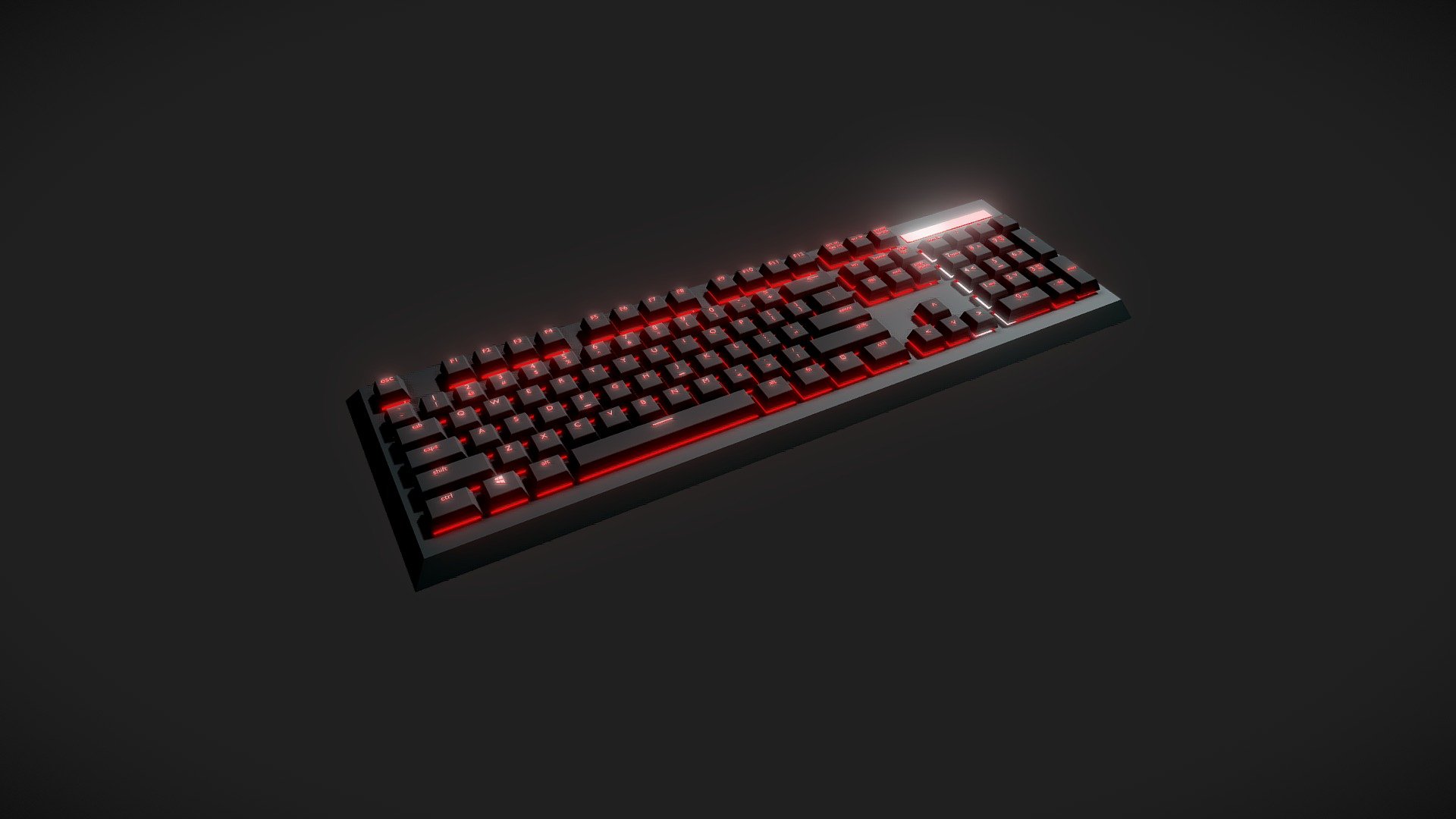 PC keyboard Download Free 3D model by Night Owl Design