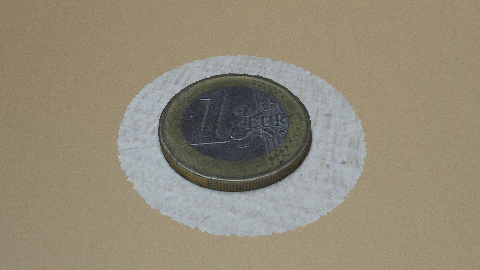 One Euro Coin Download Free 3D Model By Mrfunnysheep e1f676d 