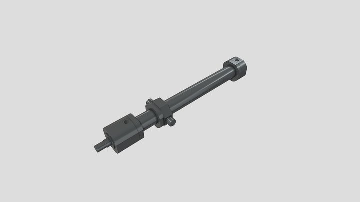 Hydraulic cylinder - mounting type H – Modèle 3D gratuit STL