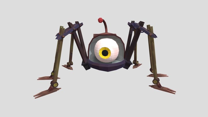EyeballAlien 3D Model
