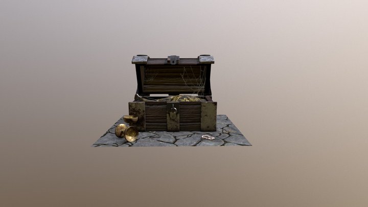Treasure Chest 3D Model