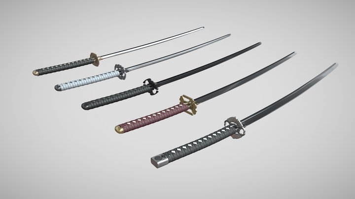 Kagurabachi Enchanted Blades 3D Model