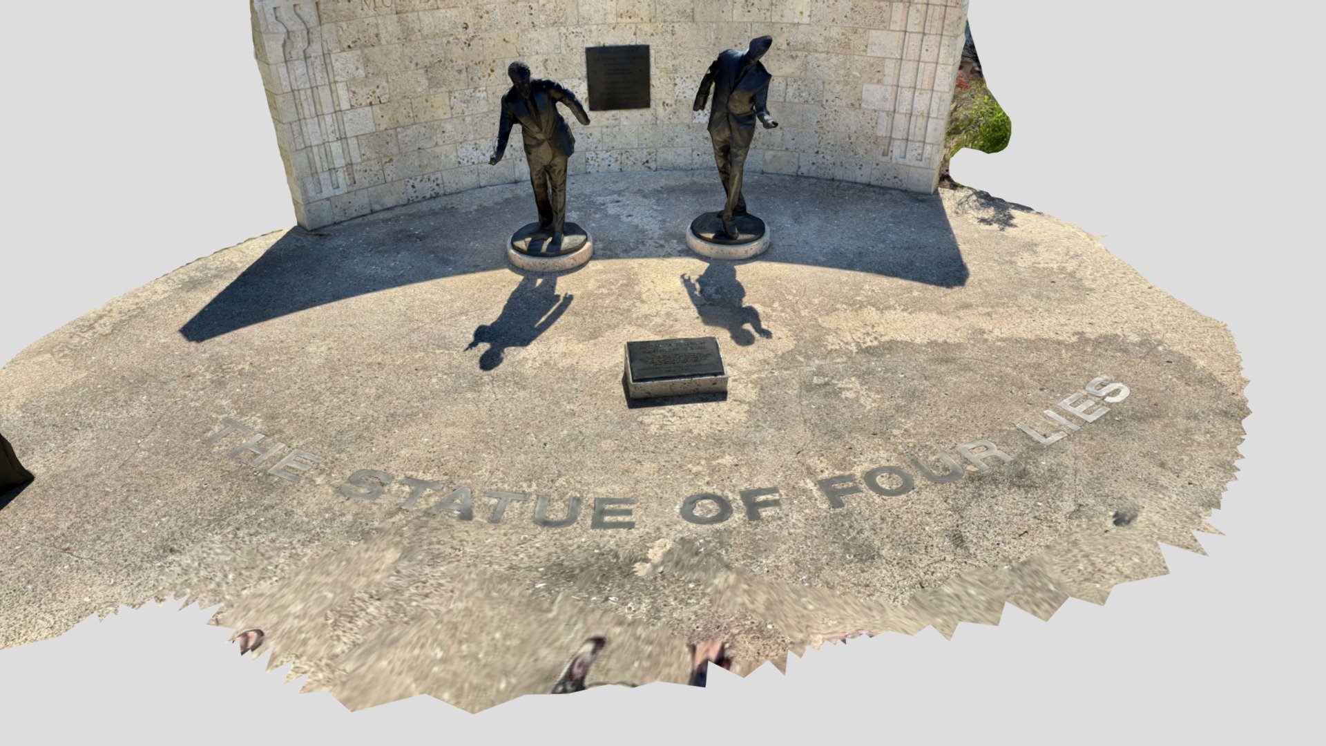 The statue of Four Lies Download Free 3D model by University of Houston Geoscience Learning
