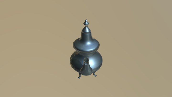 3D Moroccan Berrad 3D Model