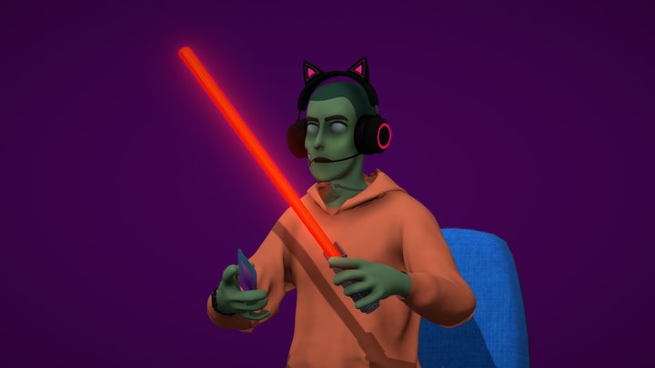 Zombie man 3D Model