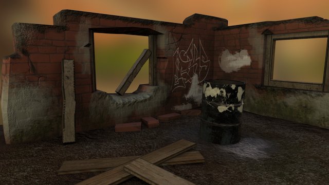 Ruins 3D Model