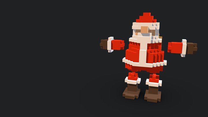 Santa Model 3D Model