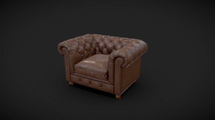 Chester Lux Chair 3D Model
