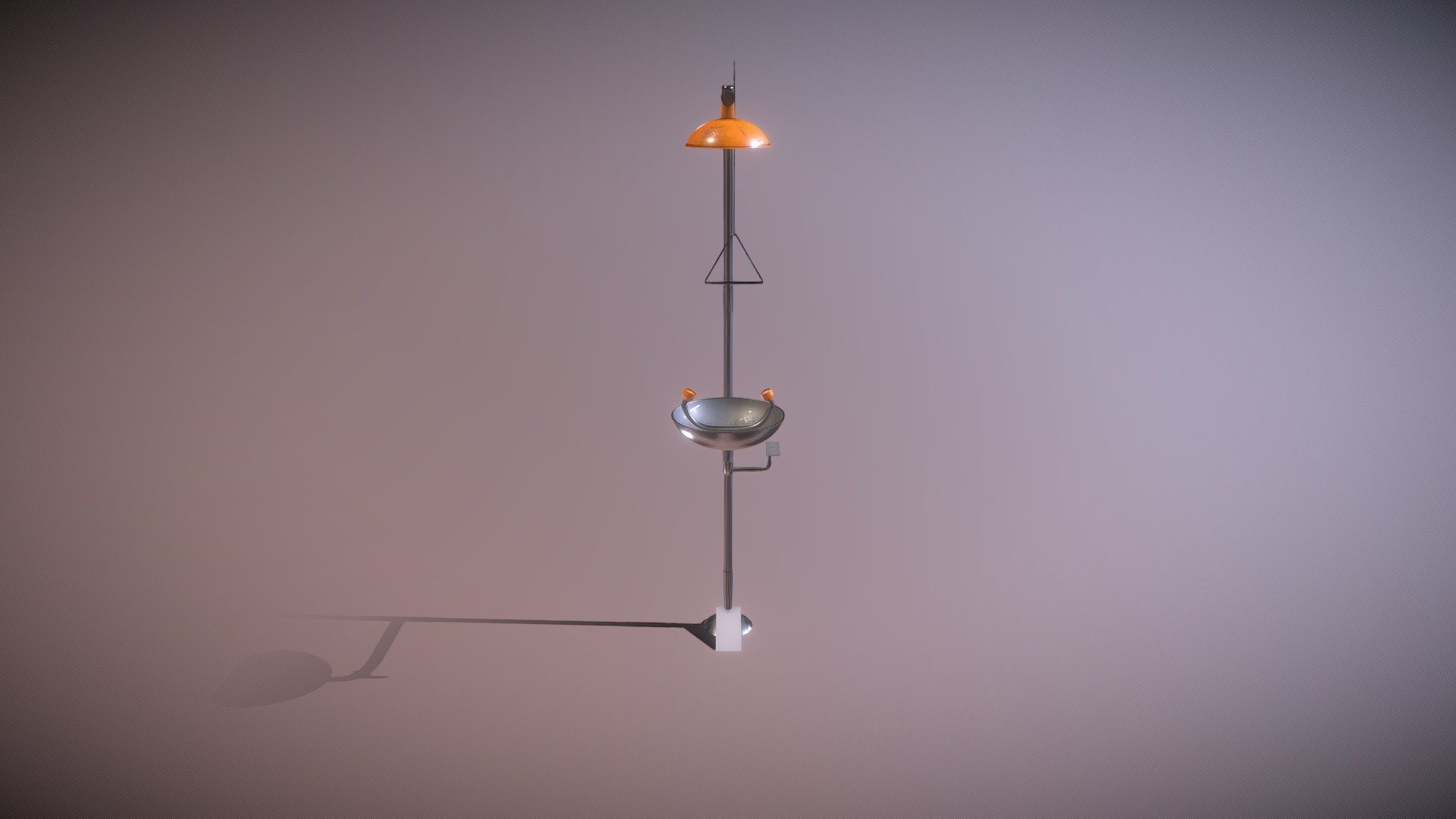 Emergency Shower Station 3D model by Gritbyte Labs (gritbyte