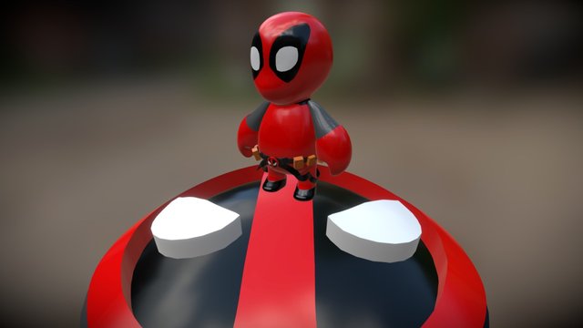DeadpoolChibi 3D Model