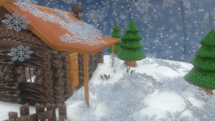 Snow-cabin – Modelo 3D gratuito STL