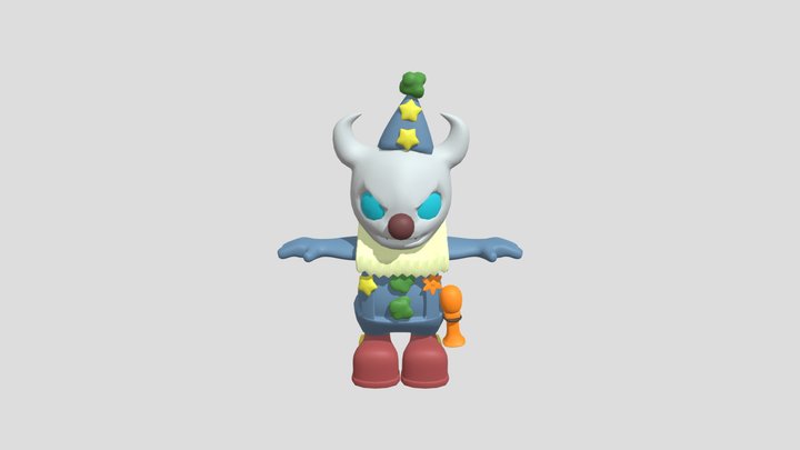 Diabinho Palhaço 3D Model