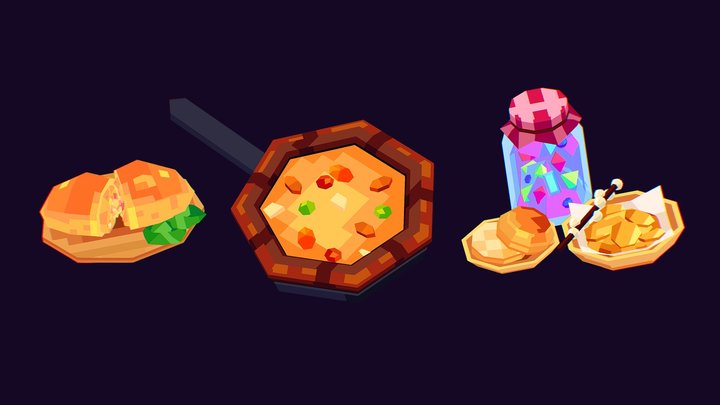 Food - Dungeon Meshi 3D Model