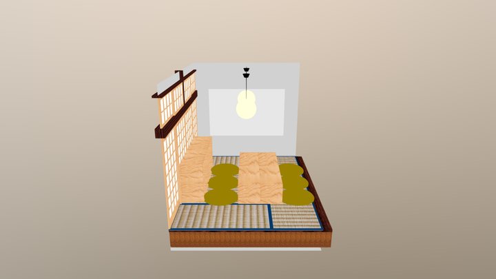 和室展示プレゼン2 3D Model