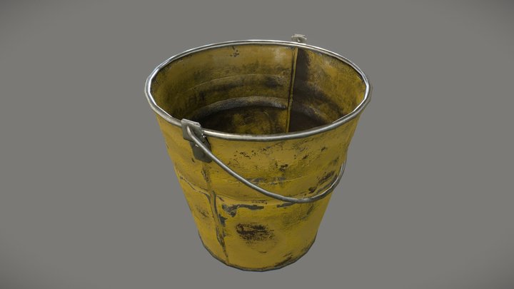 Yellow_Bucket 3D Model