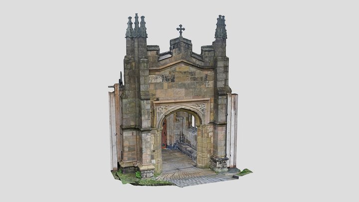 St Cybi's Church Porch, Holyhead, Anglesey 3D Model